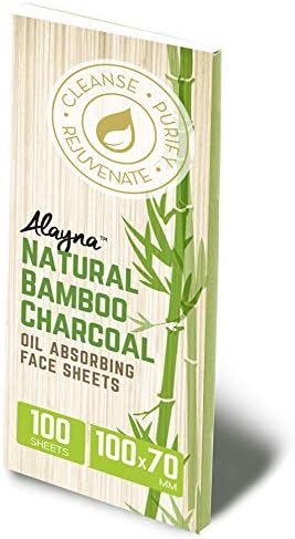 Bamboo Charcoal Oil Blotting Sheets for Face, 300 Count, 3 Pack