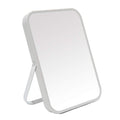 YEAKE Table Desk Vanity Makeup Mirror,8-Inch Portable Folding Mirror with Metal Stand 90°Adjustable Rotation Tavel Make Up Mirror Hanging Bathroom for Shower Shaving(Green)