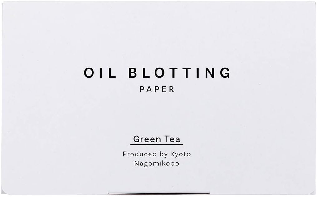 Oil Blotting Paper 100 Sheets, Pack of 1 – Premium Green Tea Face Blotting Sheets, Oil Absorbing Tissues in Japanese Washi, Easy-Dispense Pack, Made in Japan, Oily Skin Care & Makeup Essential