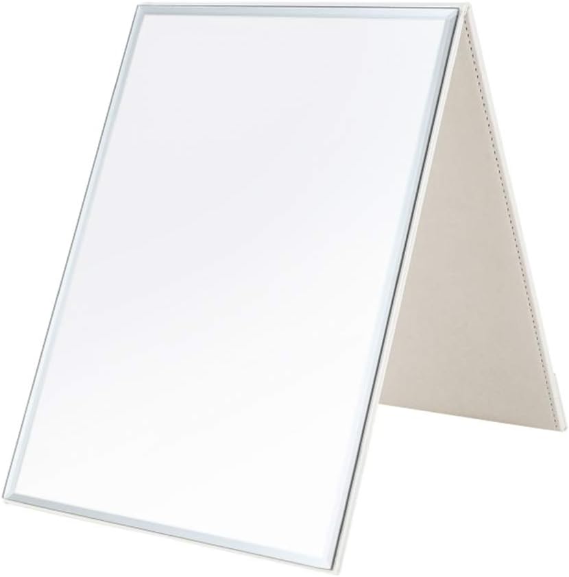 Zcooooool Large Portable Super HD Mirror - Multi Stand Angle Hand Free/Handheld/Tabletop Foldable 10x7 Inch