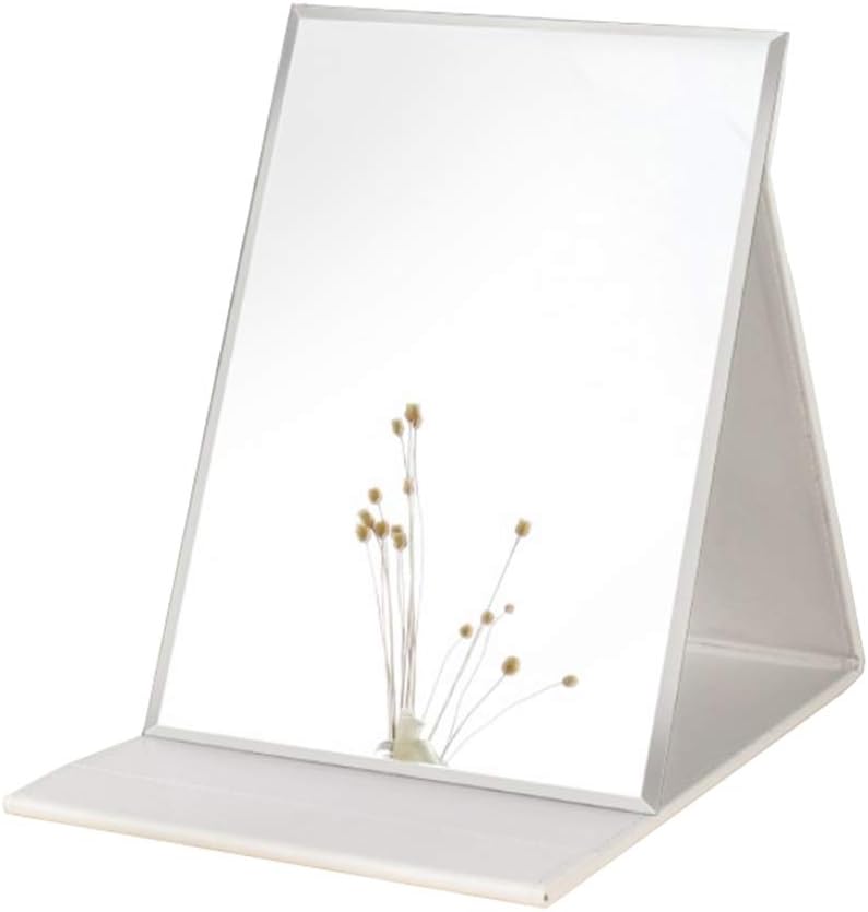 Zcooooool Large Portable Super HD Mirror - Multi Stand Angle Hand Free/Handheld/Tabletop Foldable 10x7 Inch