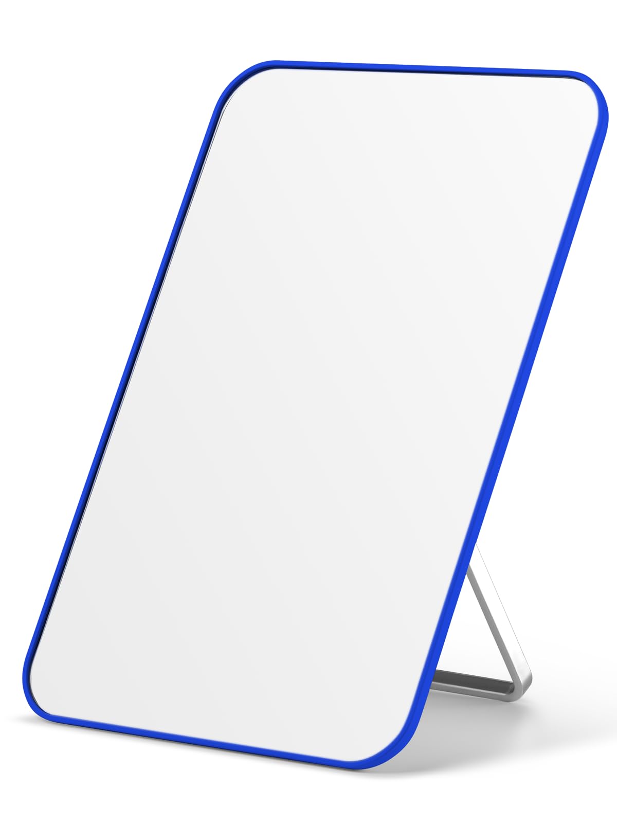 OMIRO 8 x 5 in Desk Makeup Mirror with Stand and Hanging Hole, White