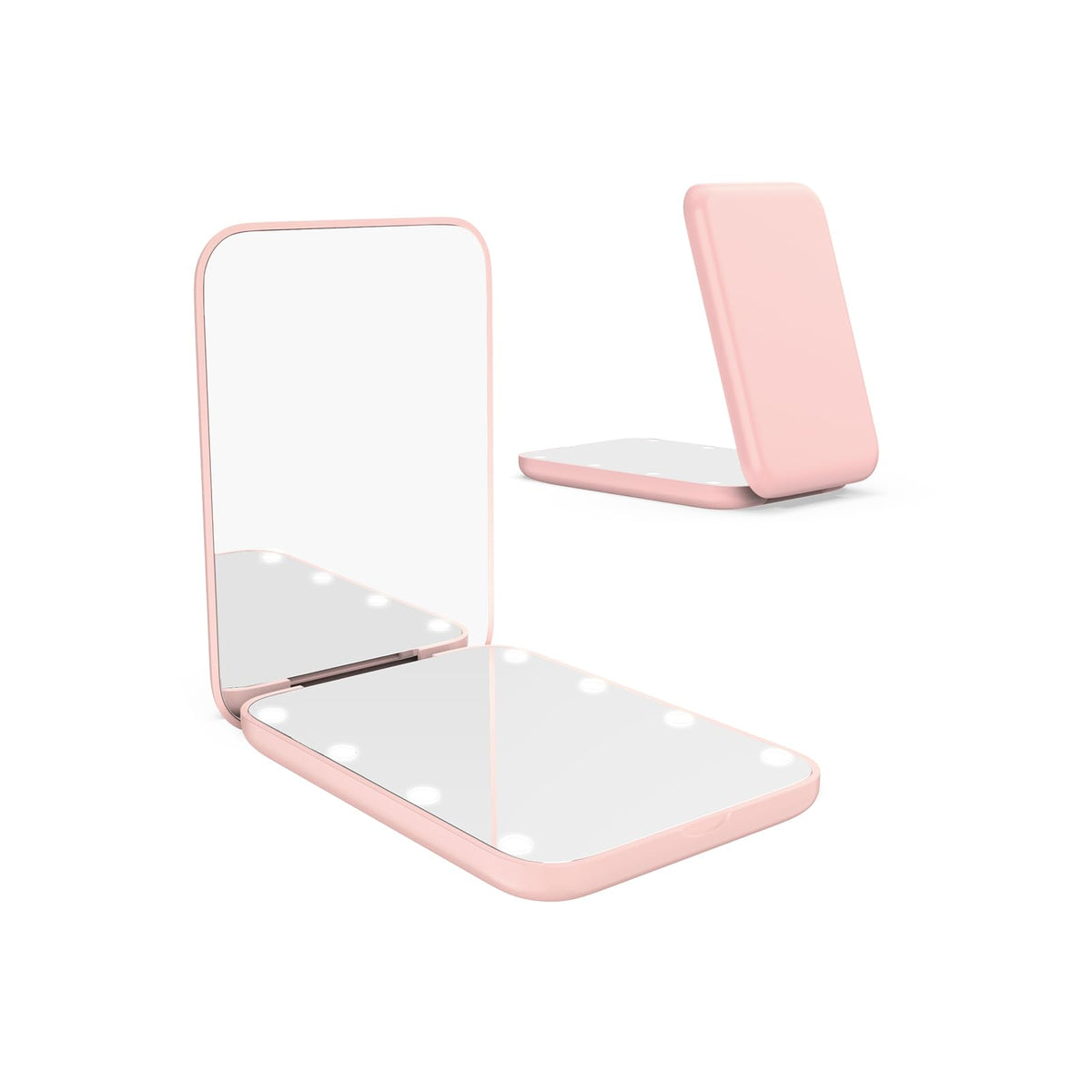 WOBSION 1x/3x Small Lighted Makeup Mirror for Purse