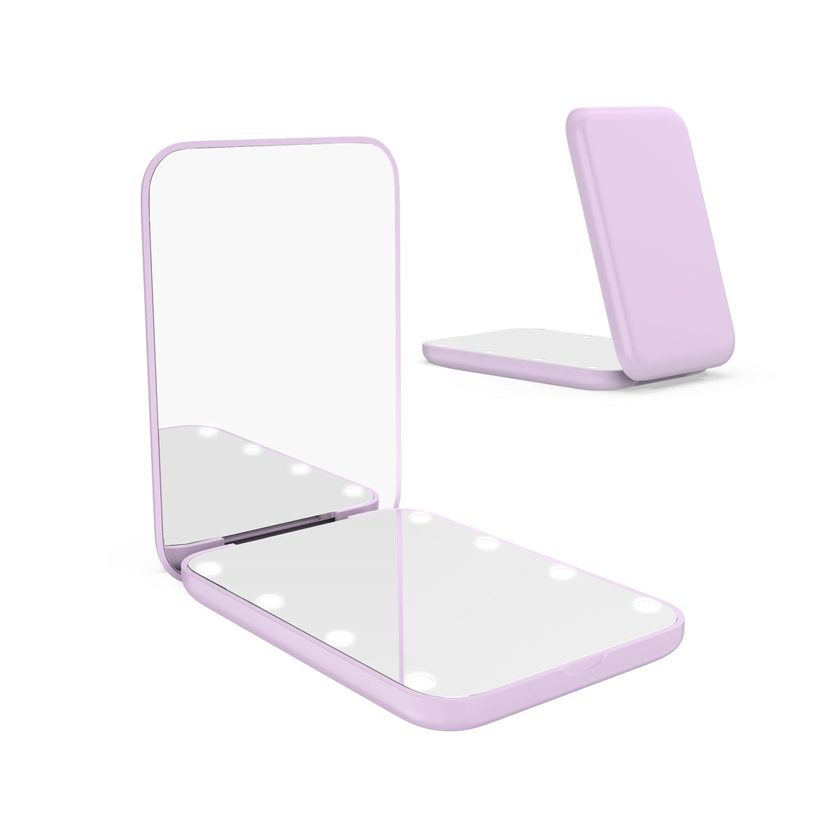 WOBSION 1x/3x Small Lighted Makeup Mirror for Purse