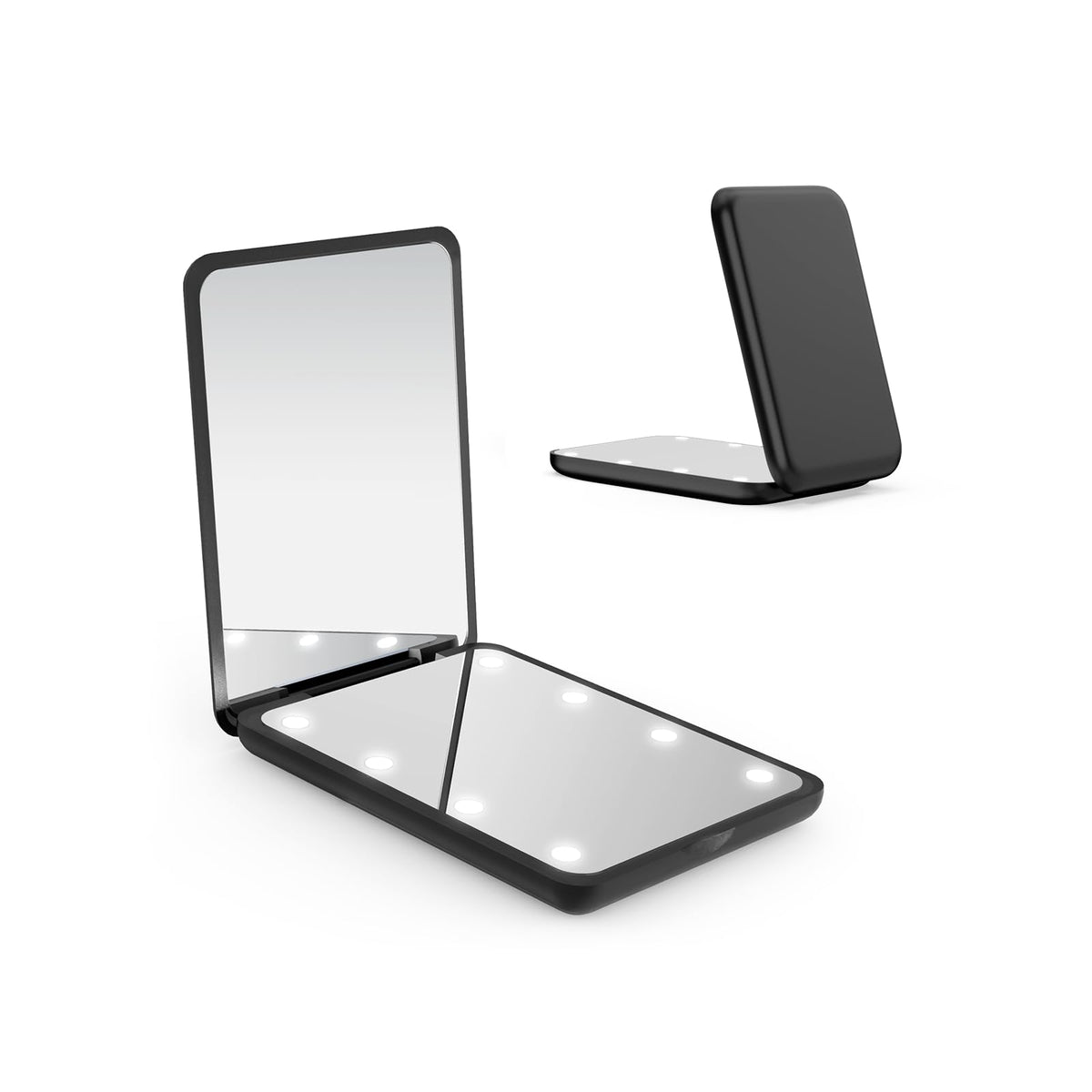 WOBSION 1x/3x Small Lighted Makeup Mirror for Purse