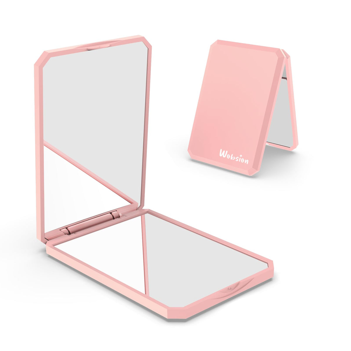 WOBSION Compact Mirror, 1x/2x Magnifying Travel Folding Pocket Mirror