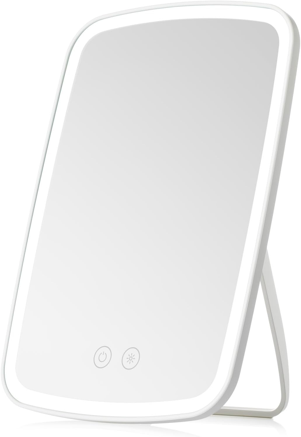 NEZZOE Portable Lighted Makeup Mirror, 1500mAh Battery, 9"x6"