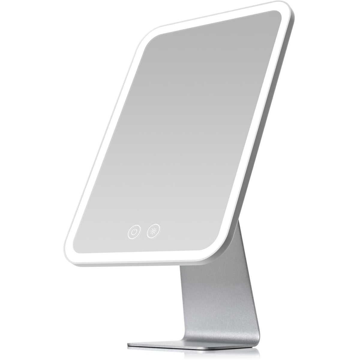 NEZZOE Portable Lighted Makeup Mirror, 1500mAh Battery, 9"x6"