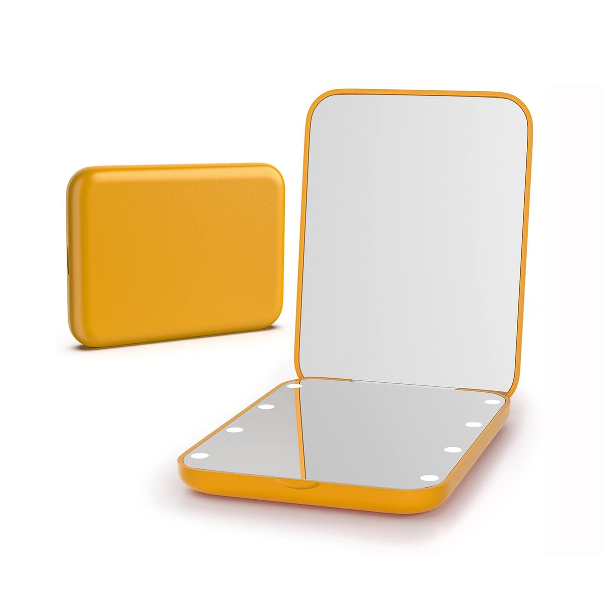 Kintion Pocket Mirror, 1X/3X Magnification LED Compact Mirror (White)