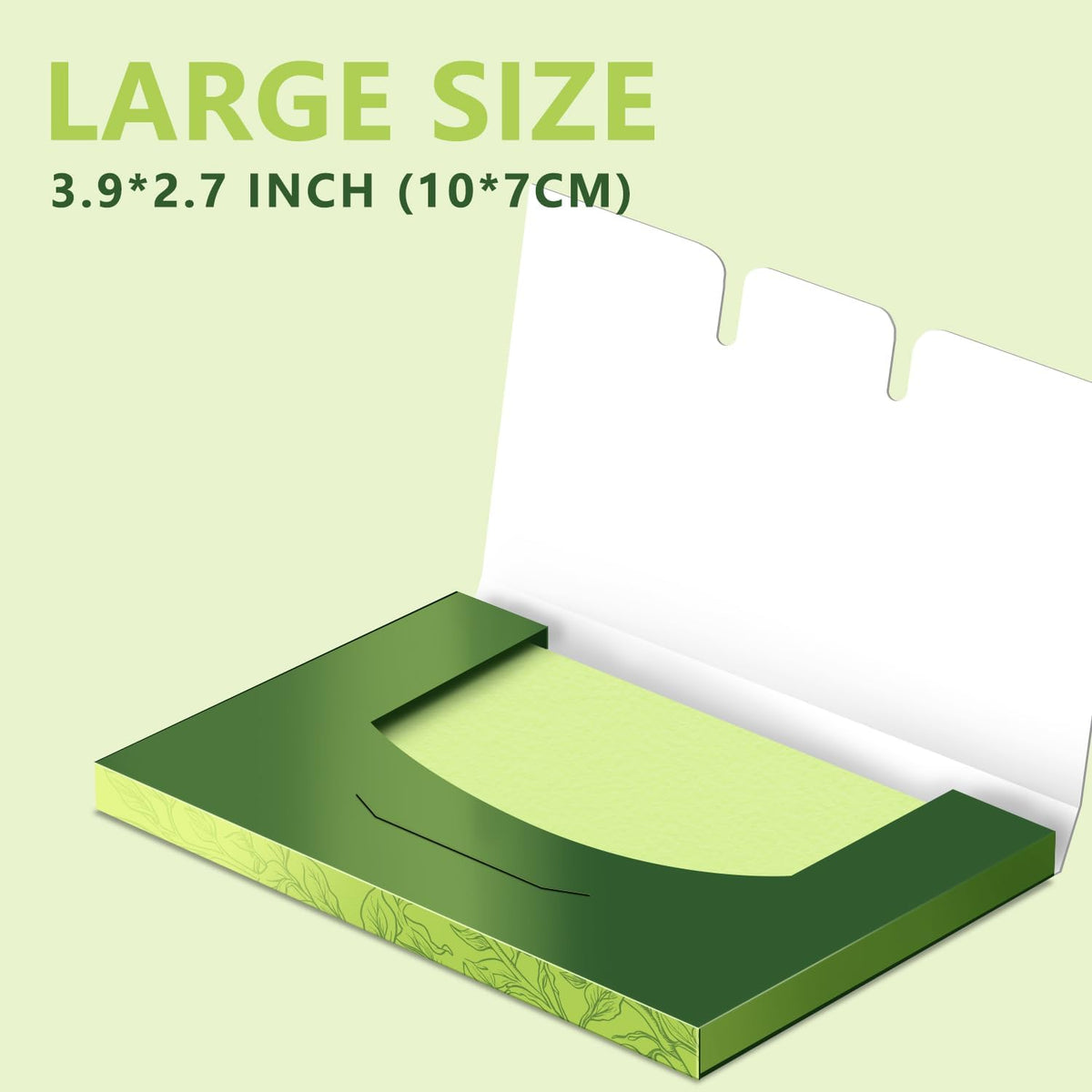 Face Oil Blotting Paper Facial Oil Absorbing Sheets for Oily Skin Face Wipes for Makeup Clean Green Tea 400 Count