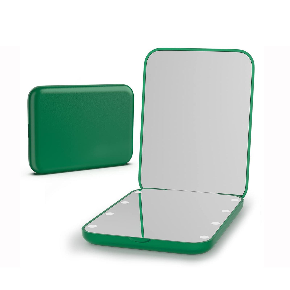 Kintion Pocket Mirror, 1X/3X Magnification LED Compact Mirror (White)