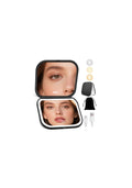 Magnifying Mirror with Light, Rechargeable Compact Makeup Mirror 40X Rose