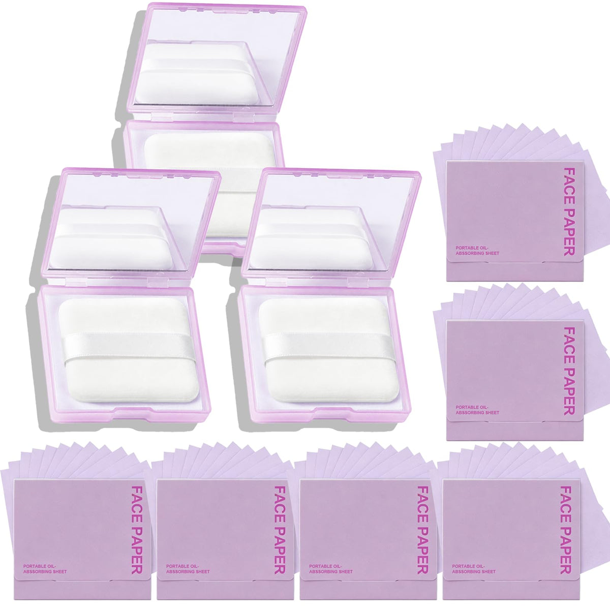 600PCS Oil Blotting Sheets for Face - Absorbs Excess Face Oil, Saves Makeup