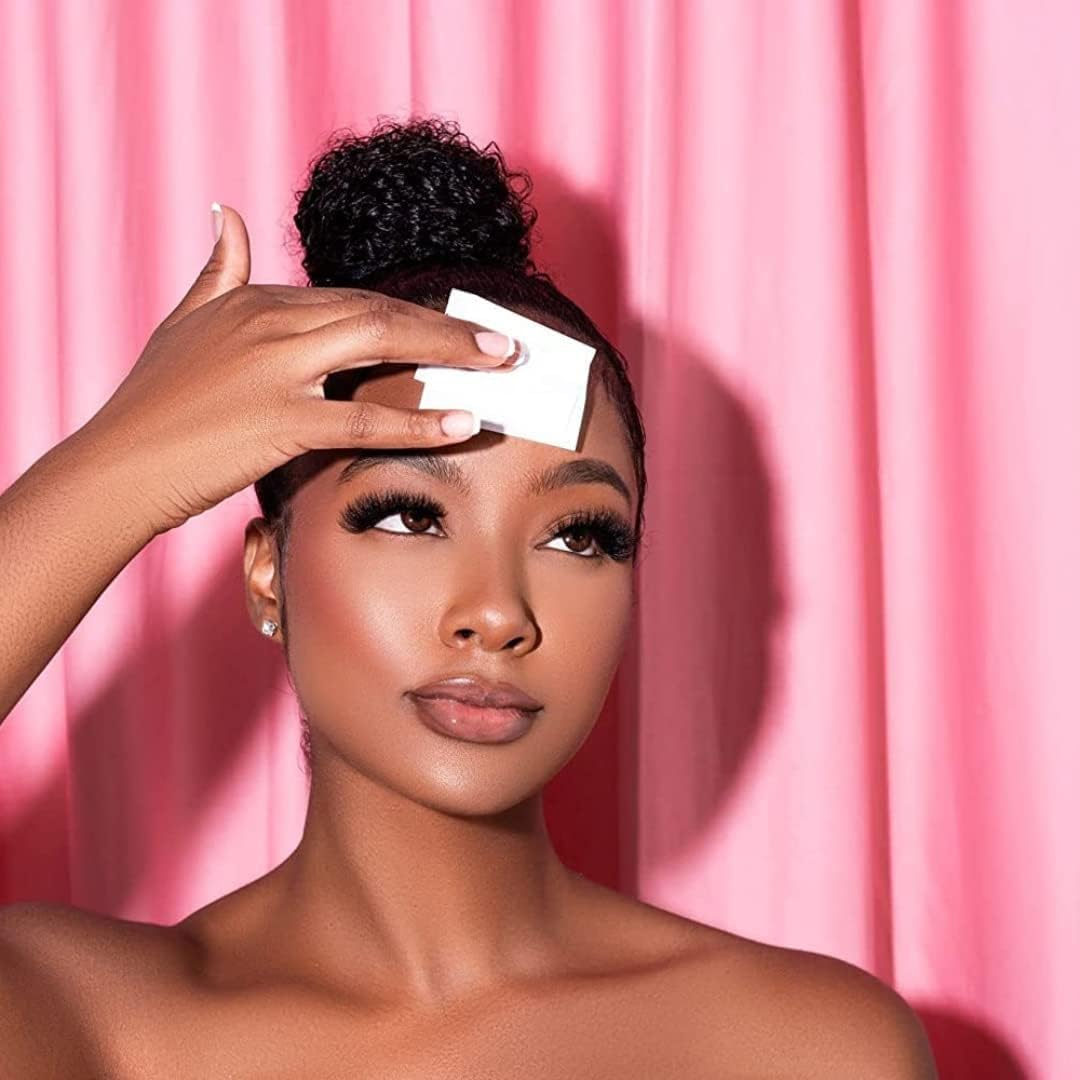 Beauty Bakerie Parchment Paper Oil Blotting Sheets for Face, 100 Sheets