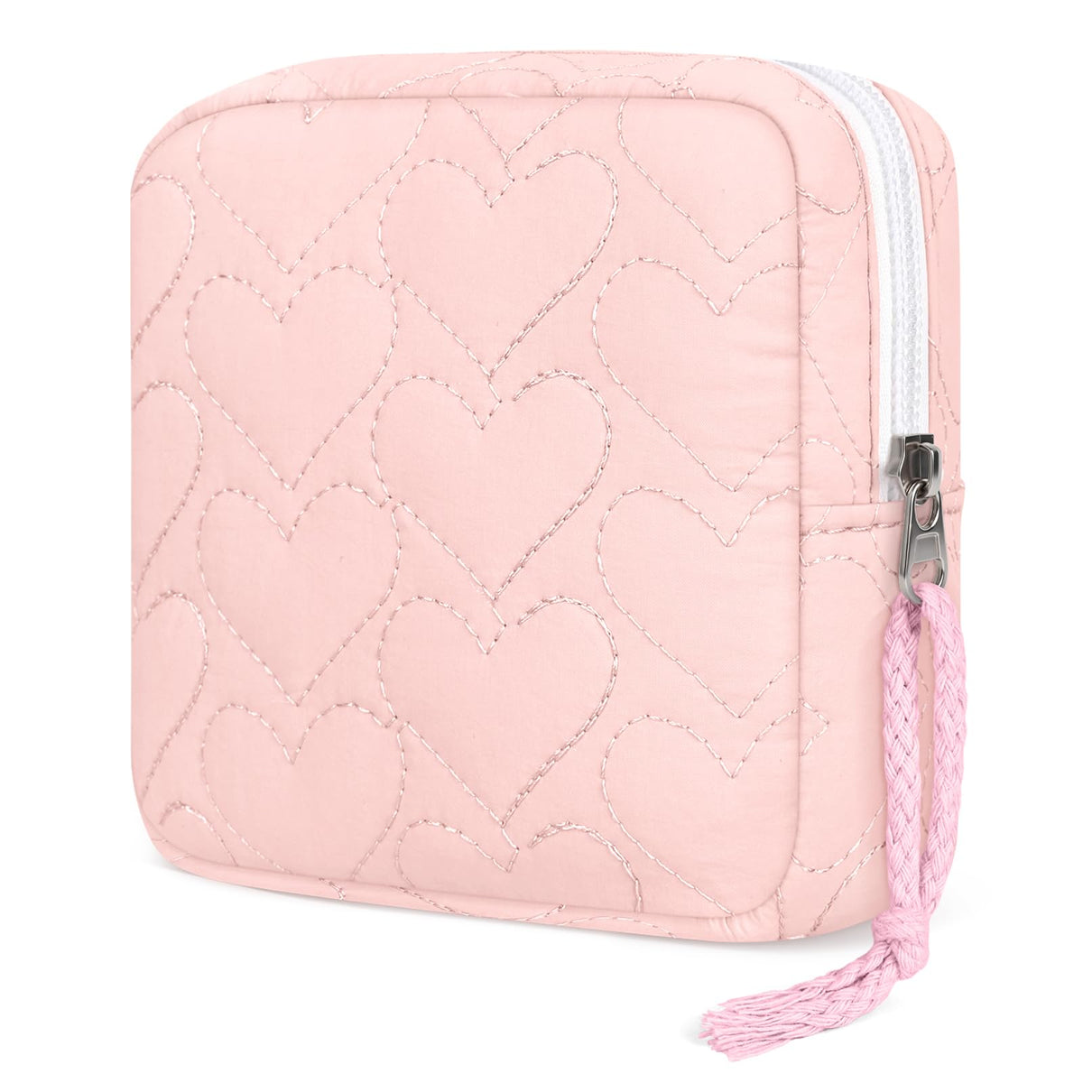 Likesing Period Bag Pouch, Leather Tampon Holder for Purse-Colorful Purple