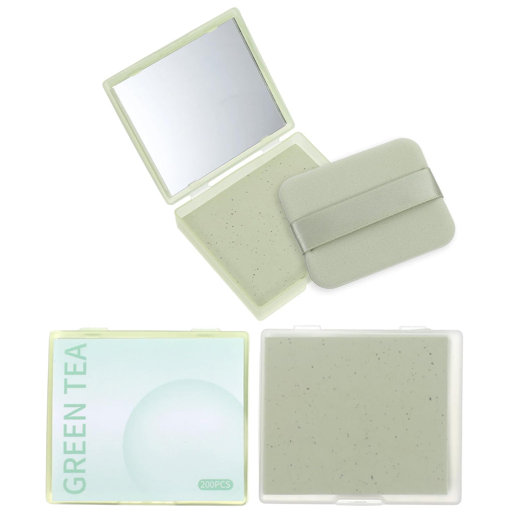 Oil Blotting Sheets for Face 500 PC Absorbing Facial Papers wth Mirror Puff
