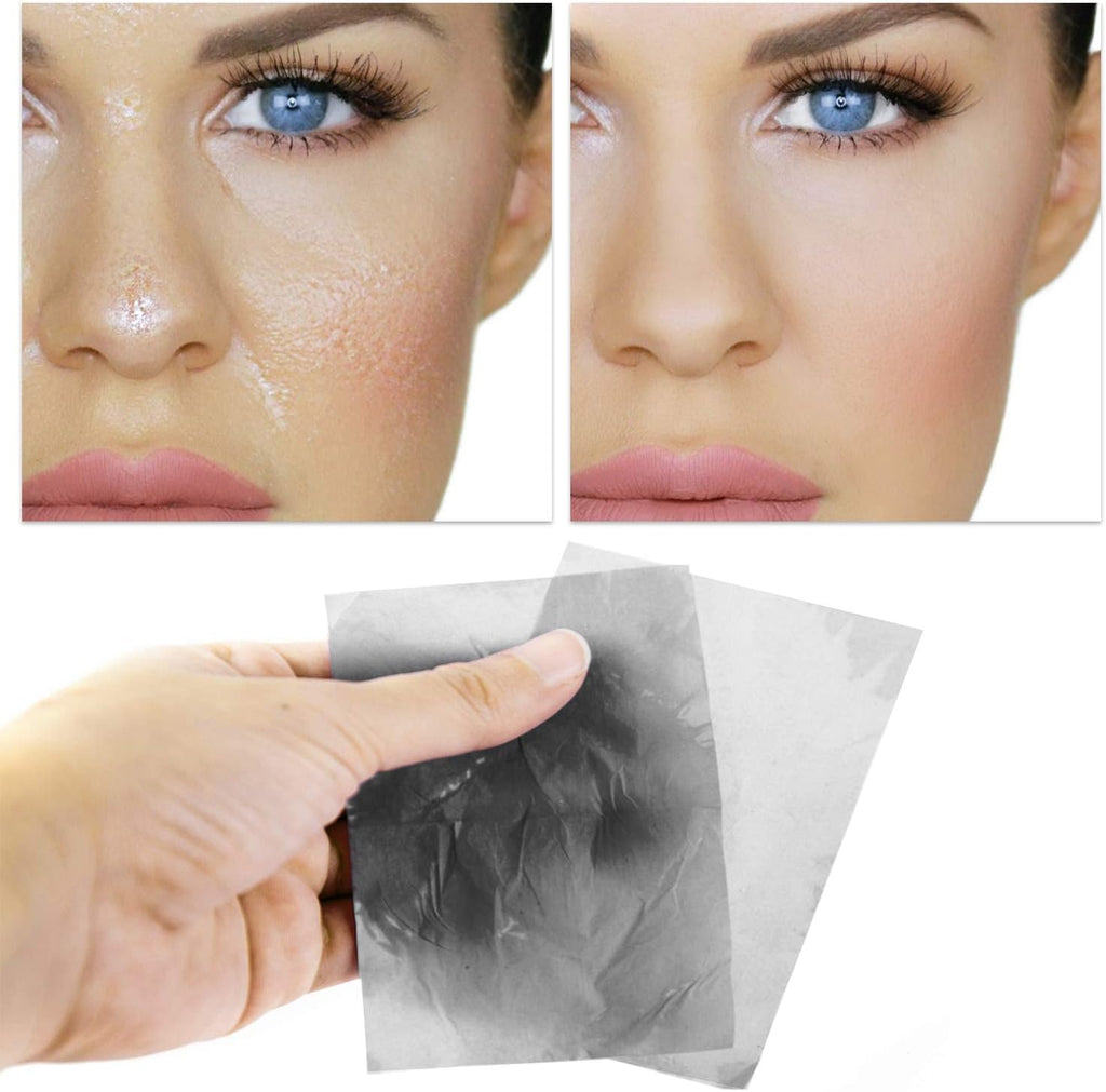 Bamboo Charcoal Oil Blotting Sheets for Face, 300 Count, 3 Pack