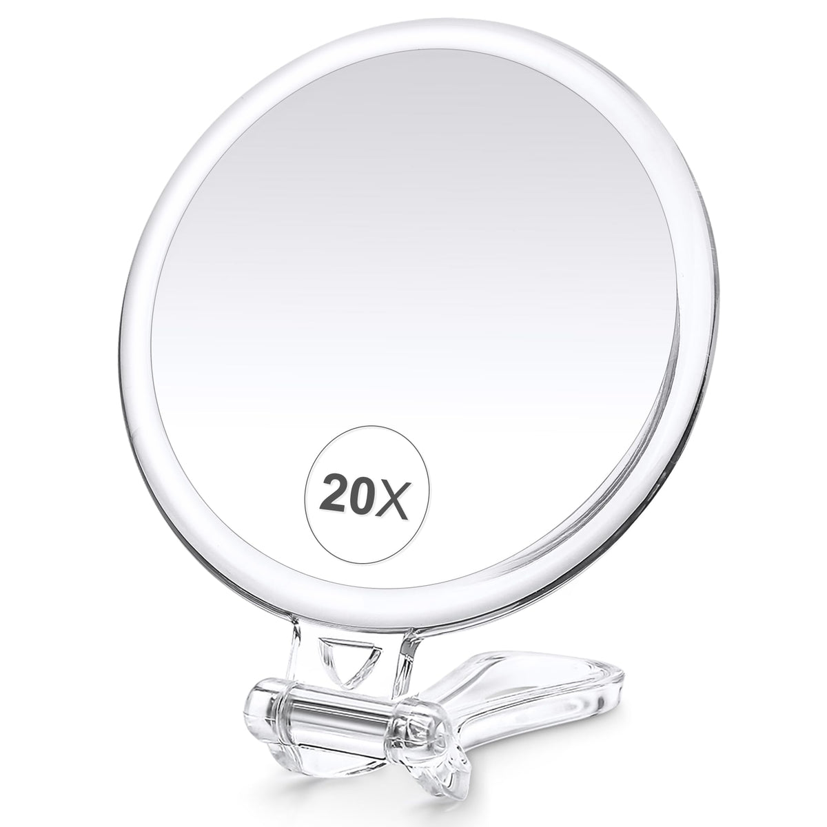 B Beauty Planet 30X Magnifying Mirror for Travel with Handle, Double-Sided 1X/30X Magnification Hand Mirror for Makeup,Travel Mirror for Desk 5 Inches