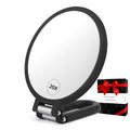 CLSEVXY Magnifying Handheld Mirror Double Sided, 1X 20X Magnification Hand Mirrors, Travel Folding Hand Held Mirror, 360°Rotation Pedestal Makeup Vanity Mirror