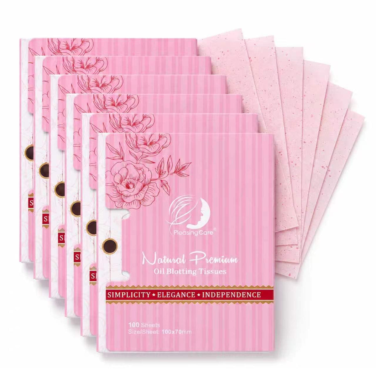 Premium Face Oil Blotting Sheets, 2pack for Facial Care or Makeup, GreenTea