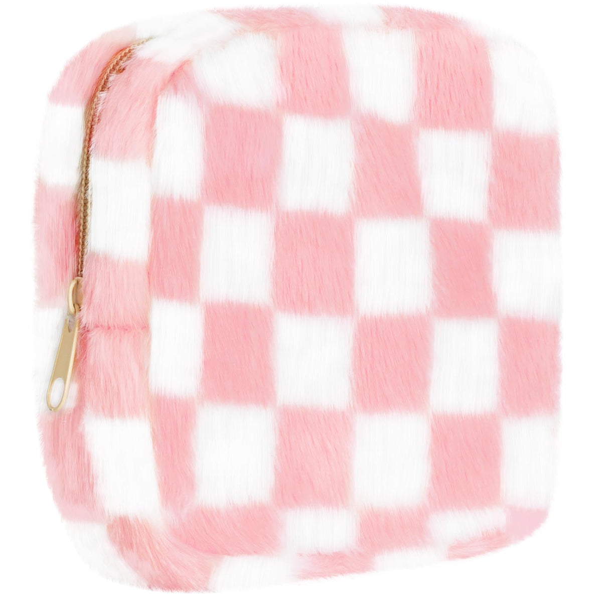 Sanitary Napkin Storage Bag, Menstrual Pad Zipper Bag Checkered Portable Period Bag Panty Liners, Tampon Storage Pouch for Women Ladies Daily Use Storage Purse Travel