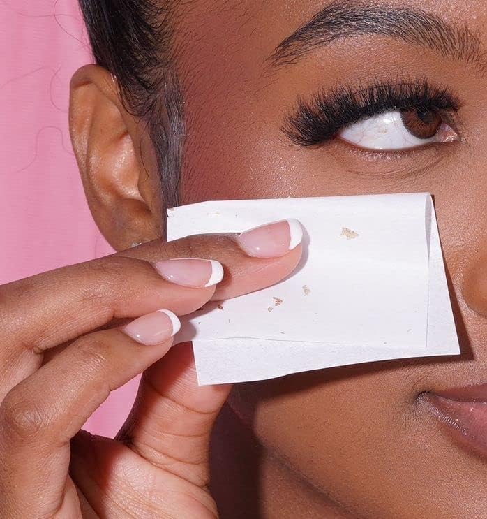Beauty Bakerie Parchment Paper Oil Blotting Sheets for Face, 100 Sheets