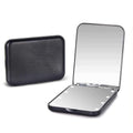 Kintion Pocket Mirror, 1X/3X Magnification LED Compact Mirror (Black)