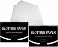 2 Pks FRAGRANCE-FREE Unscented Natural Abaca Blotting Paper - 100 Oil Blotting Sheets - Makeup Friendly UNISEX Oily Skin Shine Blotter Photography Zoom Meetings Travel Gym School - MADE IN TAIWAN