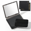 Qianyu 300 Sheets Oil Blotting Paper for Face with Mirror Puff & Refills, Controls Shine Film Absorbs Excess Oil for Oily Skin Travel Size Summer On-the-Go Essential for Flawless Matte Finish Makeup