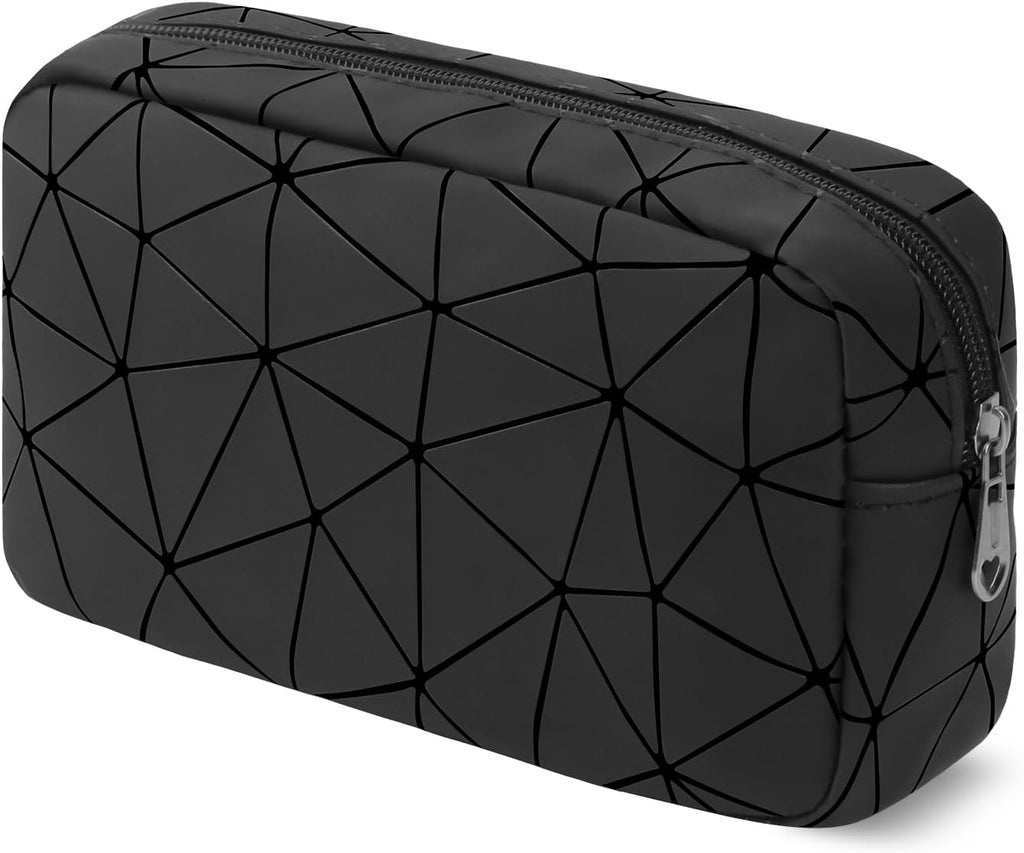 Likesing Period Bag Pouch, Leather Tampon Holder for Purse-Black