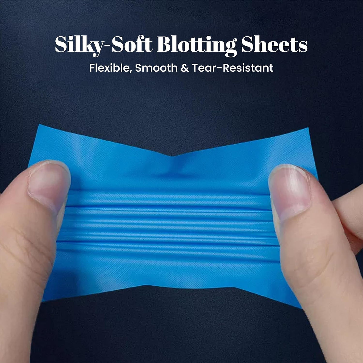 ROSELYNBOUTIQUE Oil Blotting Sheets for Face - 100 Organic Premium Flexible Silky Blotting Sheets Instant Oil-Absorbing Remove Excess Oil & Shine Oil Control Films