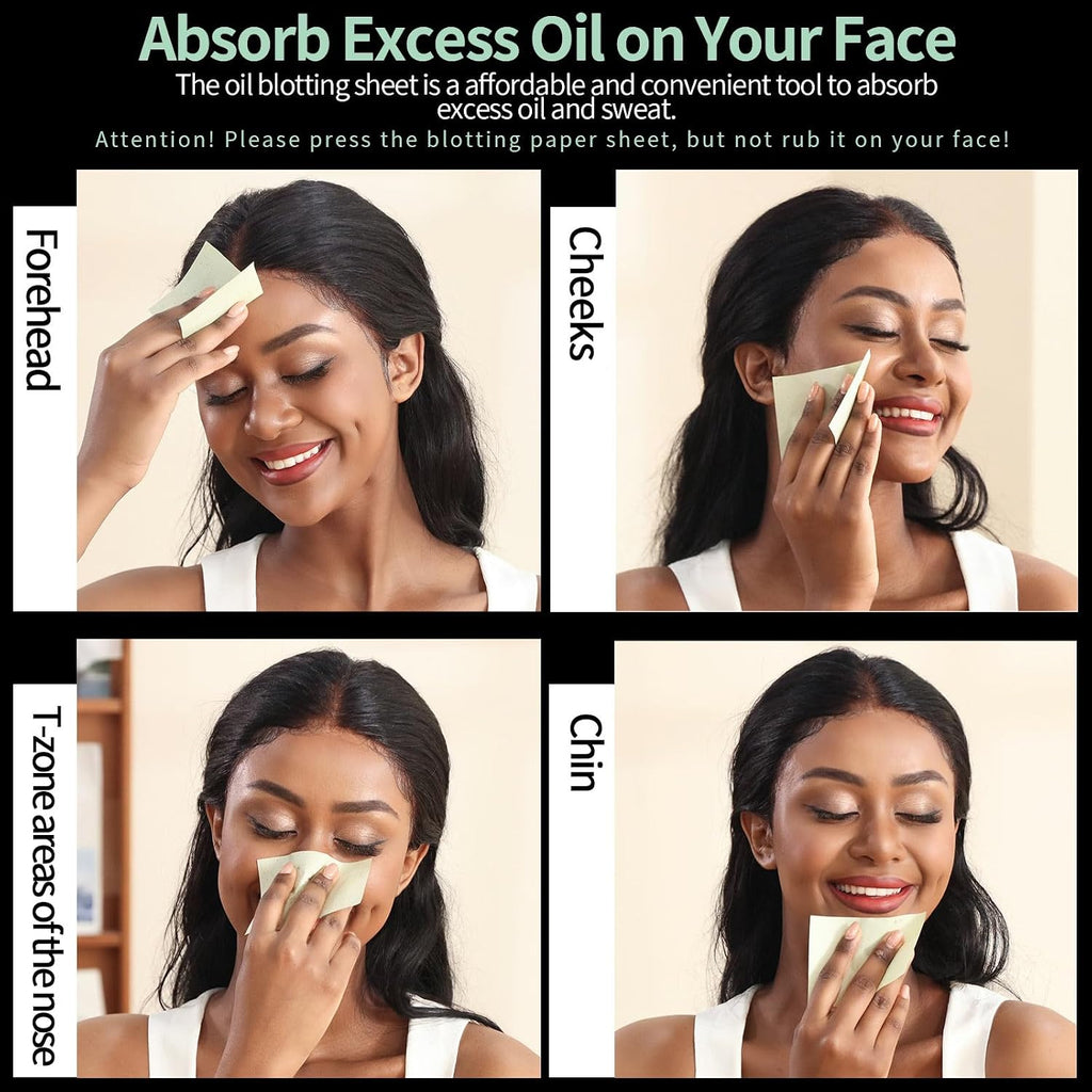 FANDAMEI 600 Counts Blotting Papers For Face, Oil Blotting Sheets For Face