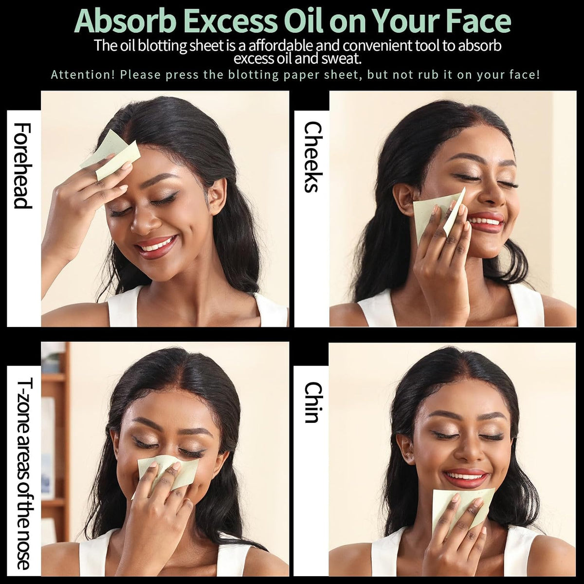 FANDAMEI 600 Counts Blotting Papers For Face, Oil Blotting Sheets For Face