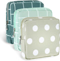 Jeffdad 3pcs Sanitary Napkin Storage Bag,