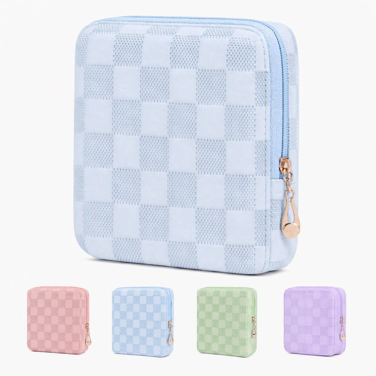 Period Bag for women Girls | PU Leather Sanitary Napkin Storage Bag | Cute Pads Bags for Period | Discreet Menstrual Pouch for Pads, Tampons, Menstrual Cups | Perfect for Travel & Daily Use