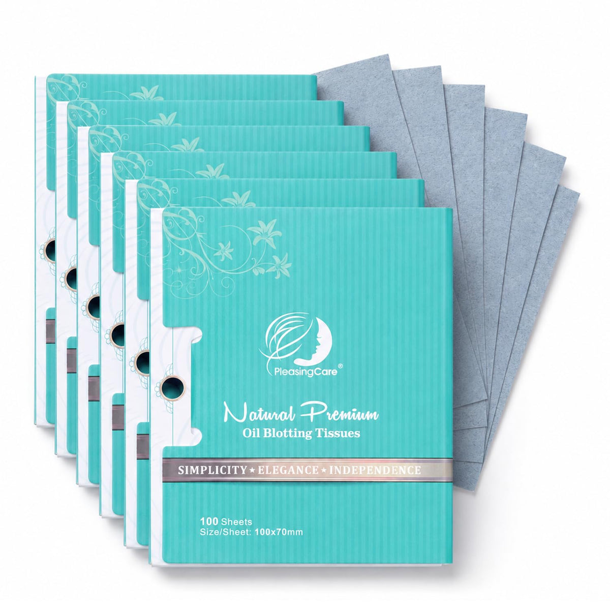 Premium Face Oil Blotting Sheets - 1 Pack for Facial Care or Makeup, Bamboo