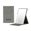 RHOS Shatterproof Stainless Steel Pocket Mirror (Rectangular, Grey)