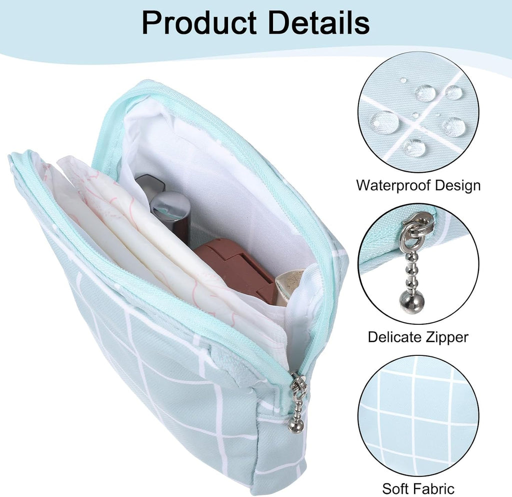 3 PCS Period Bag, 3 Styles Portable Sanitary Pad Pouch