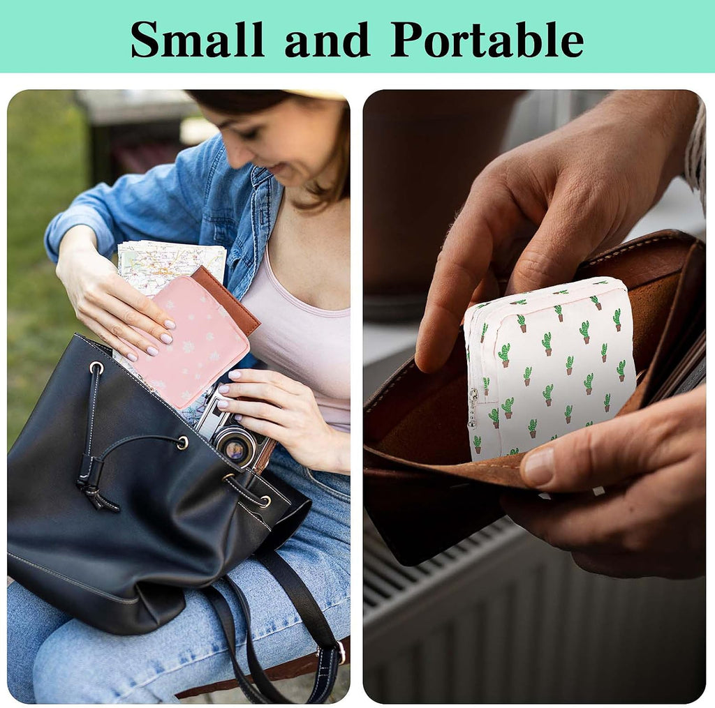 3 PCS Sanitary Pad Storage Bag Portable Period Bag for Pads/Sanitary Napkins/Tampons, Sanitary Napkin Storage Bags First Period Gifts for Daily Hygiene Bags Travel Containers