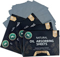 Natural Bamboo Charcoal Oil Blotting Sheets for Face - 4-Pack of 400 Sheets |Friendly Oil Absorbing Papers