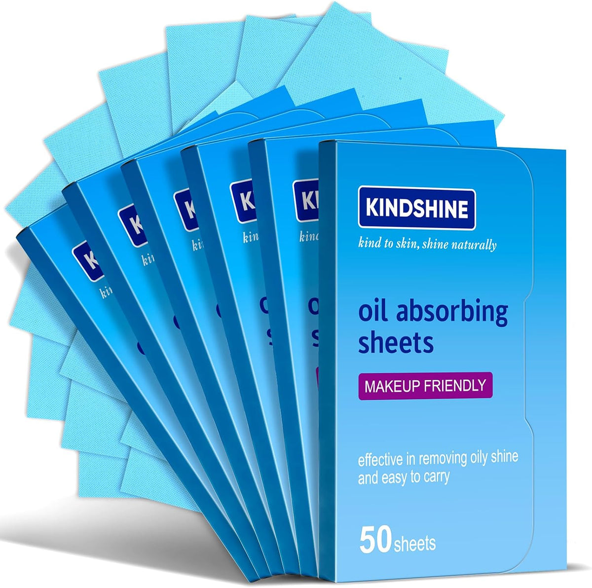 KINESHINE 300Pcs High-Performance Oil Absorbing Sheets for Face