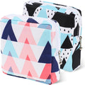 KALIONE 2 Packs Period Bags for Teen Girls, Pad Bag for Period, Period Pouch, Sanitary Pad Storage Bag Pad Bag, Menstrual Pad Storage Pouch with Zipper, Women Period Bags