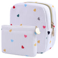 2-Pack Period Bag for Women Girls, Portable Corduroy Sanitary Napkin Storage Bag Period Pouch Small Discreet Menstrual Pouch, Sanitary Pads Bag Period Kits Tampons Holder for First Period