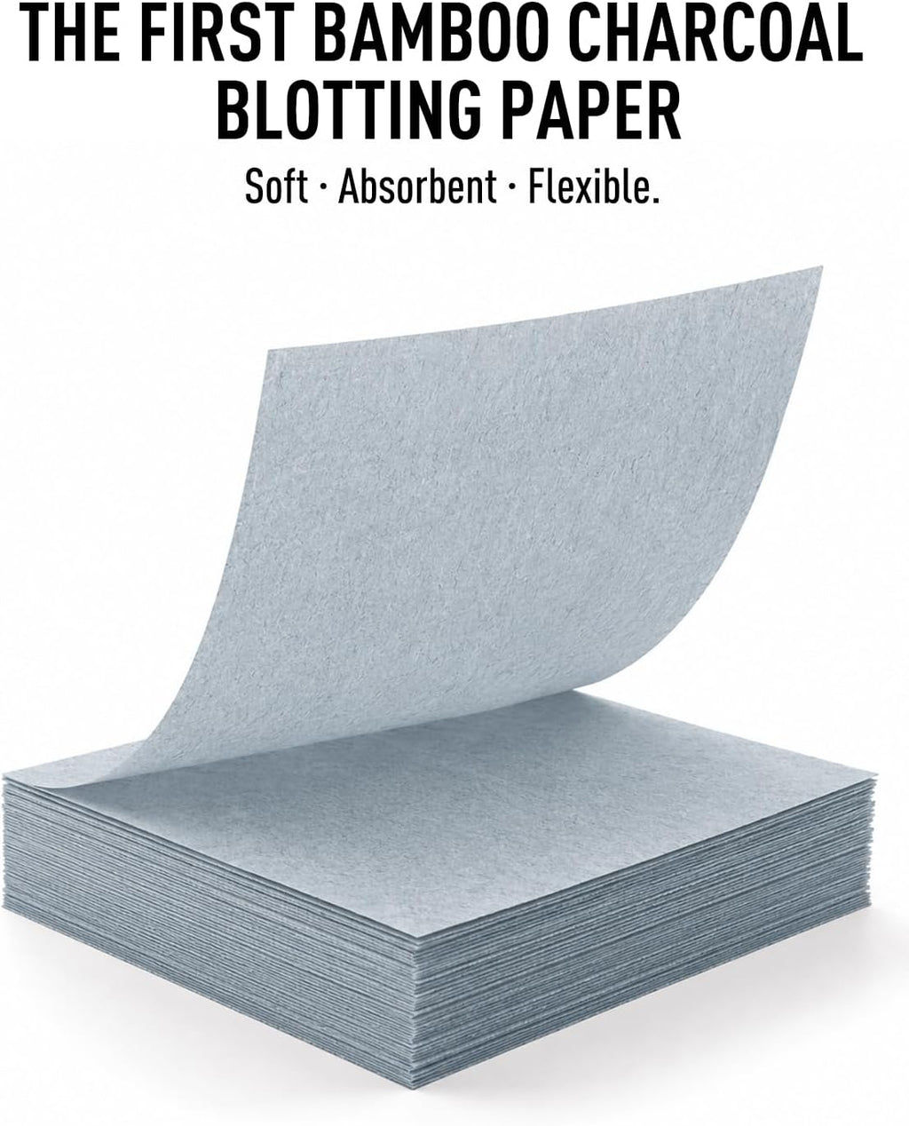 Premium Face Oil Blotting Sheets - 2 Pack for Facial Care or Makeup, Bamboo