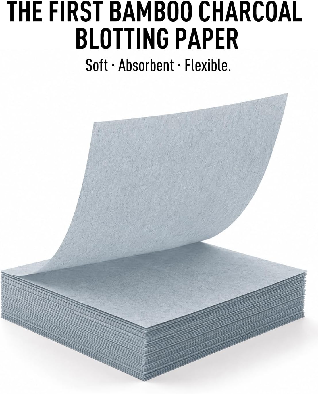 Premium Face Oil Blotting Sheets - 2 Pack for Facial Care or Makeup, Bamboo