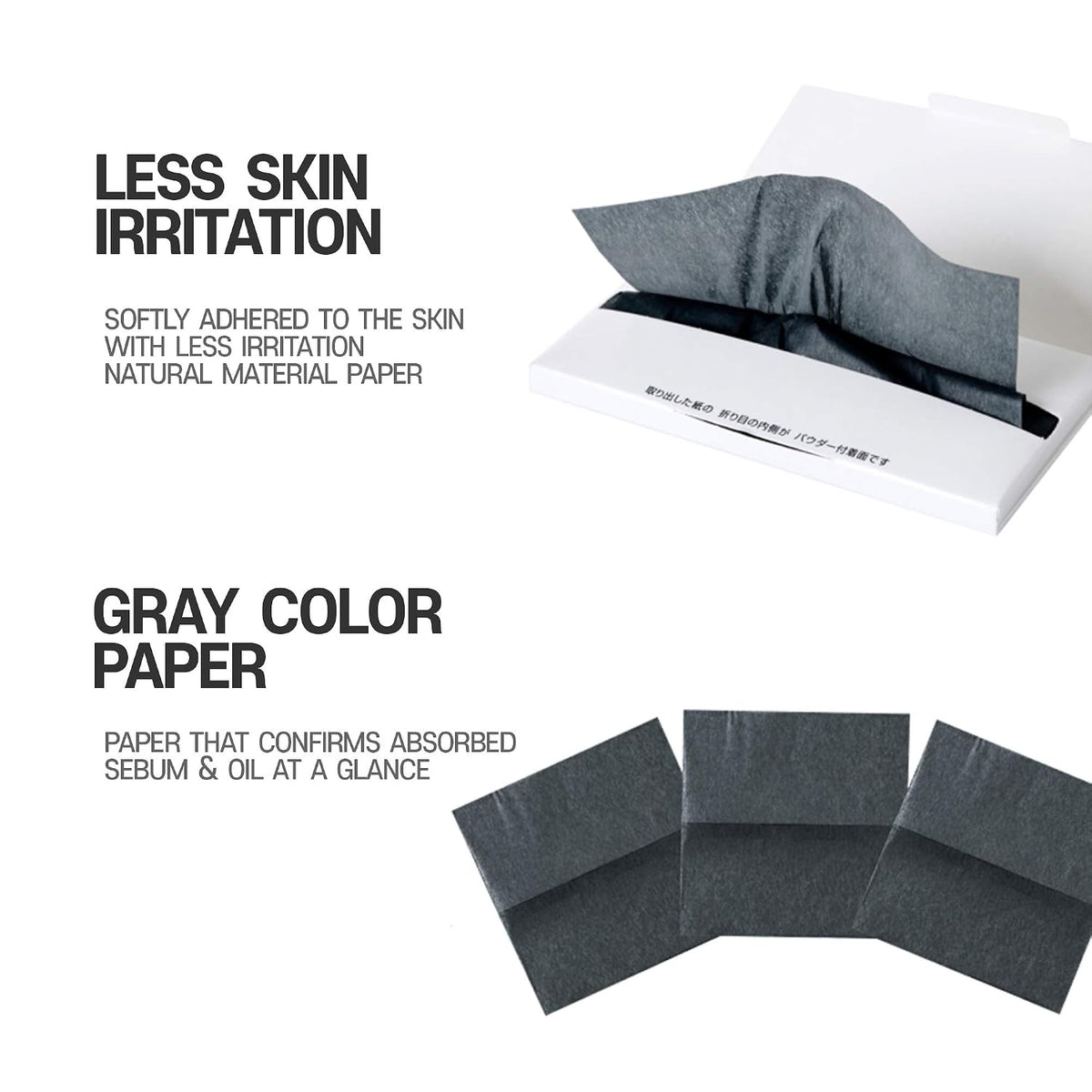 Paper Powdered Oil Clear 70sheets x3 pack