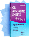 High-Performance Oil Absorbing Sheets for Face – 3pk/150 - Makeup Friendly