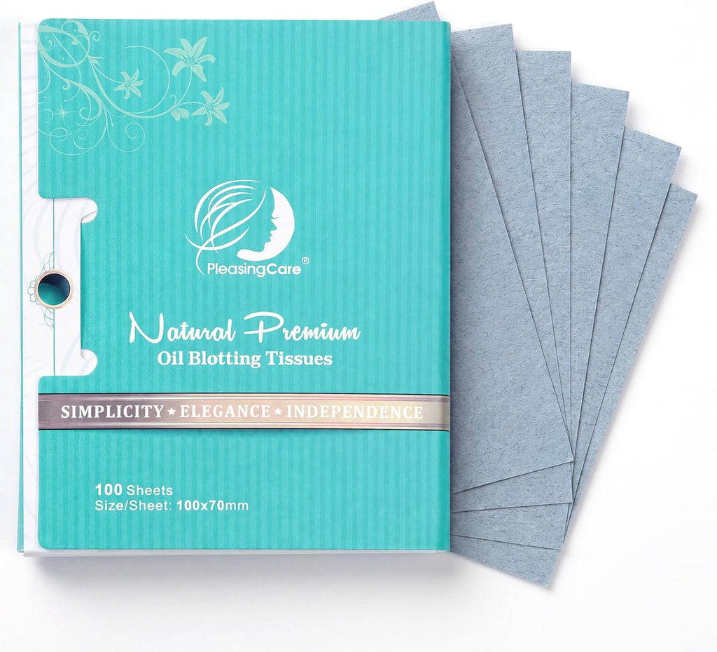 Premium Face Oil Blotting Sheets - 1 Pack for Facial Care or Makeup, Bamboo