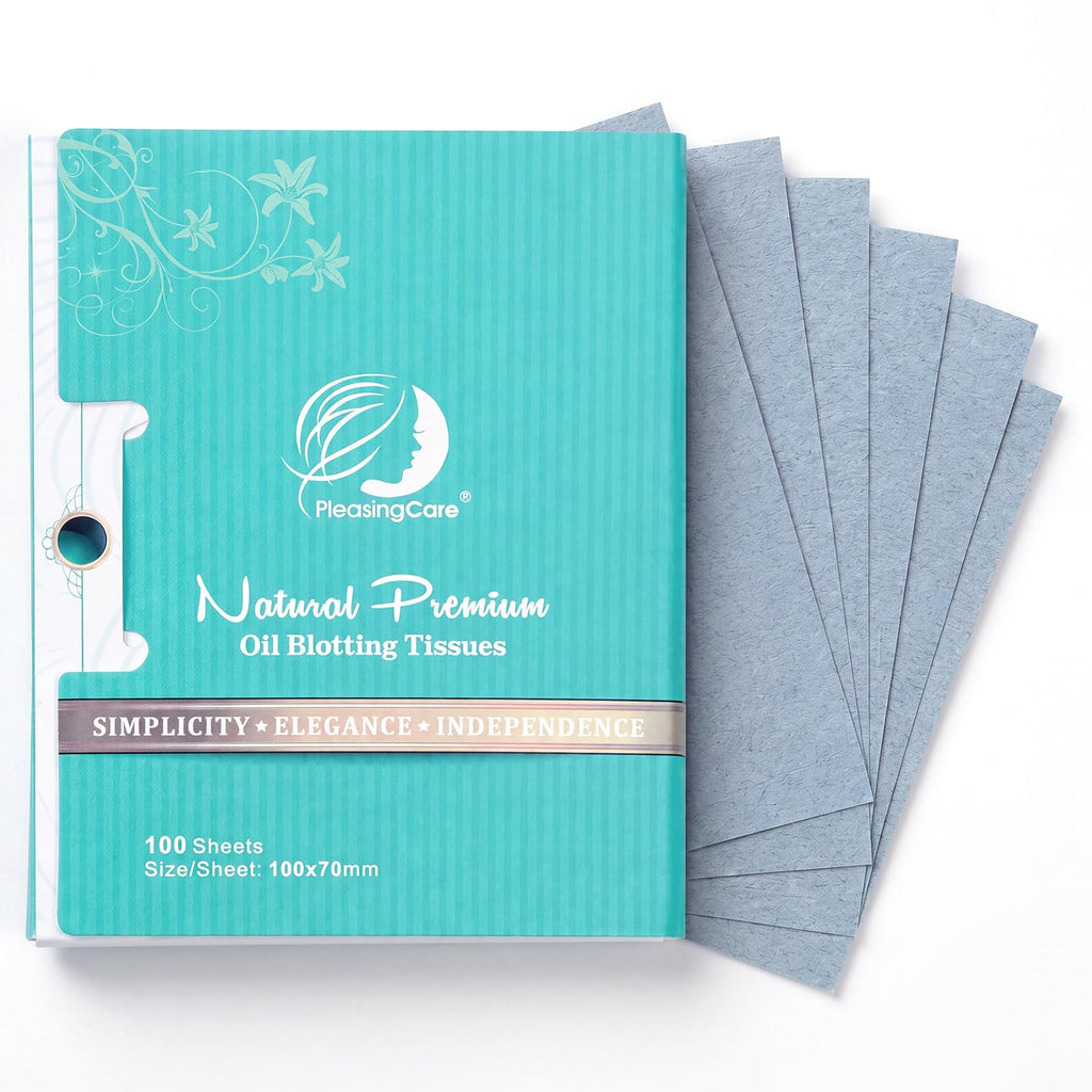Premium Face Oil Blotting Sheets - 1 Pack for Facial Care or Makeup, Bamboo