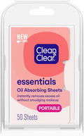 Clean & Clear Essentials Oil Absorbing Sheets, 50 ct, 6 Pack